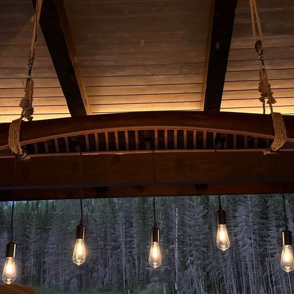Canoe Chandelier