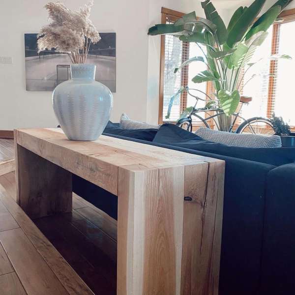 Sofa table - Heavy timber